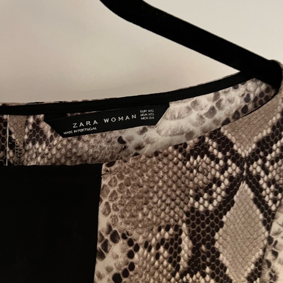 Zara Snake Print Dress - Picture 1 of 2